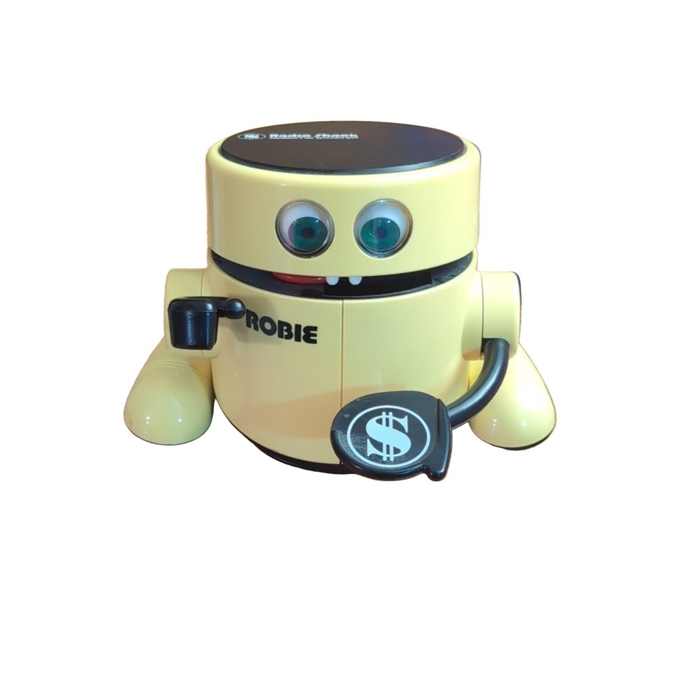 Parts Radio Shack Robie 60-2261 Robotic Banker Mechanical Coin Bank Vtg Robot